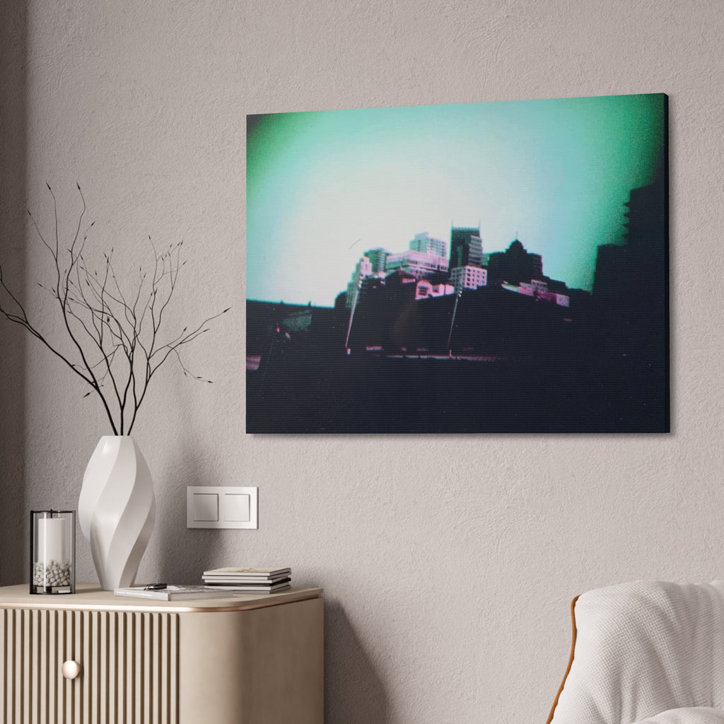 Bay Area Lomochrome Purple Canvas Print — Stretched 1.5" Wall Art