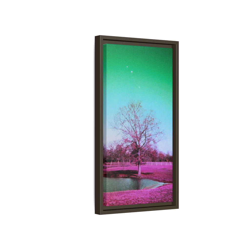 Pastel Paris, Tx Landscape Matte Canvas (Framed)