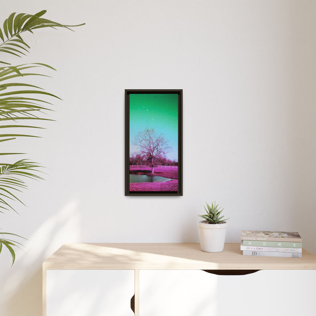 Pastel Paris, Tx Landscape Matte Canvas (Framed)