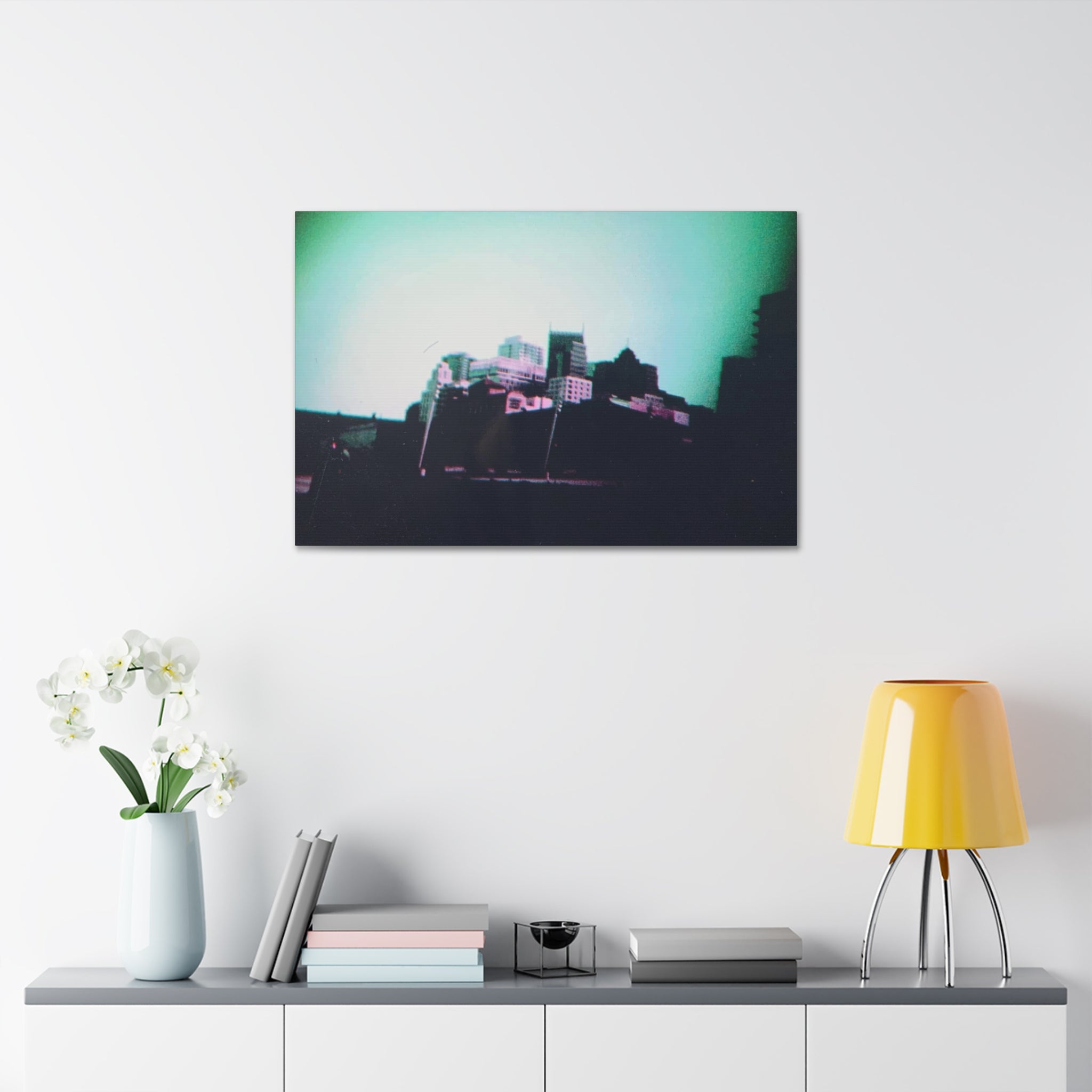 Bay Area Lomochrome Purple Canvas Print — Stretched 1.5" Wall Art