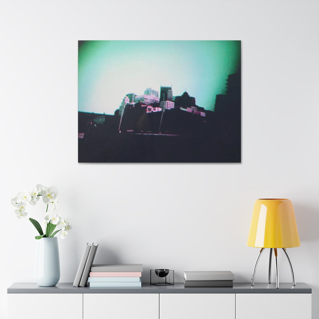 Bay Area Lomochrome Purple Canvas Print — Stretched 1.5" Wall Art