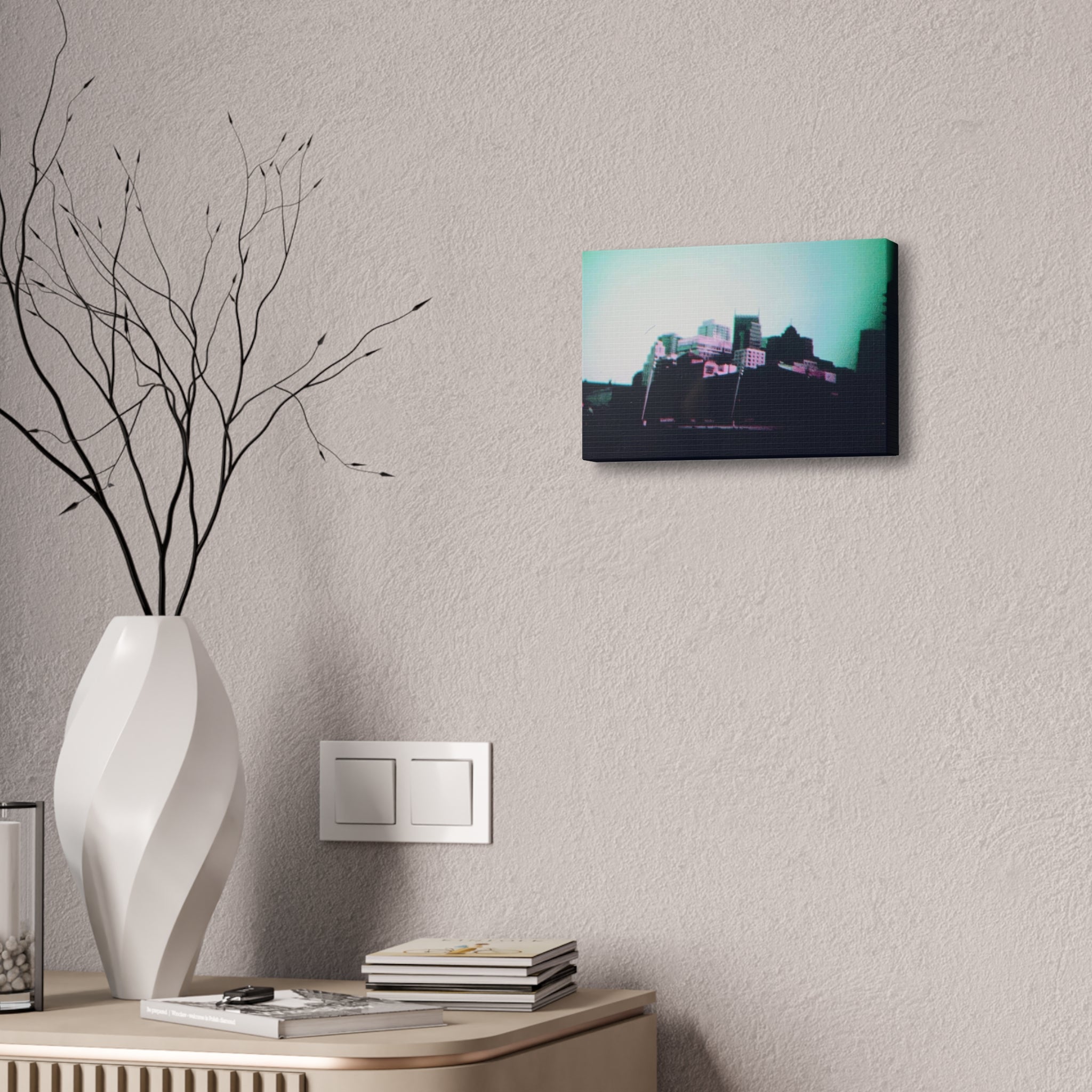 Bay Area Lomochrome Purple Canvas Print — Stretched 1.5" Wall Art