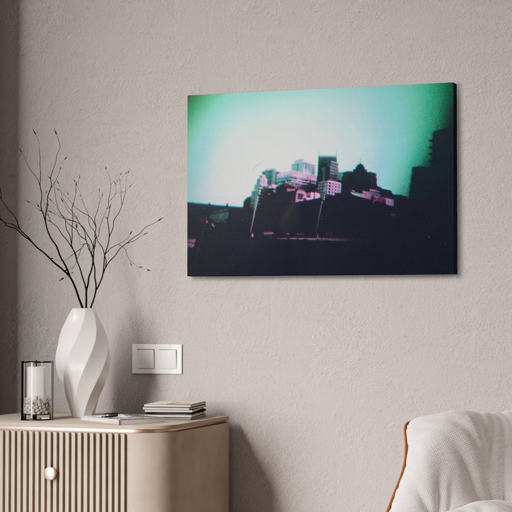 Bay Area Lomochrome Purple Canvas Print — Stretched 1.5" Wall Art
